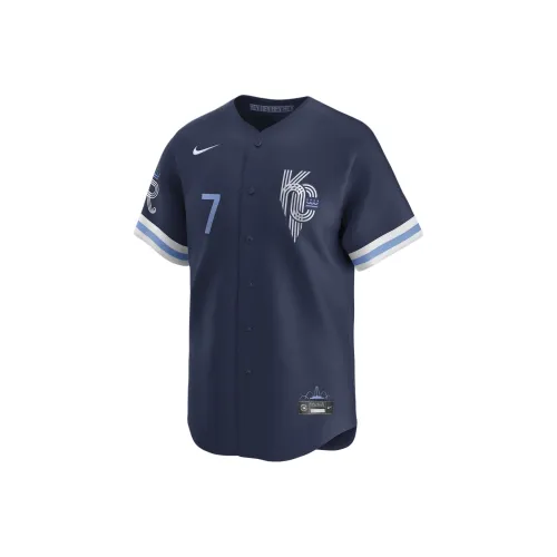 nike x MLB Dri Fit Бейсбольная куртка Мужская Морской синий