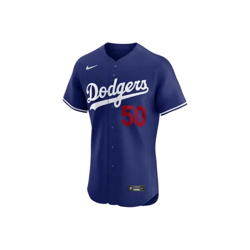 nike x MLB Dri Fit ADVLos Angeles Dodgers FW24 Бейсбольная куртка Мужская Синяя