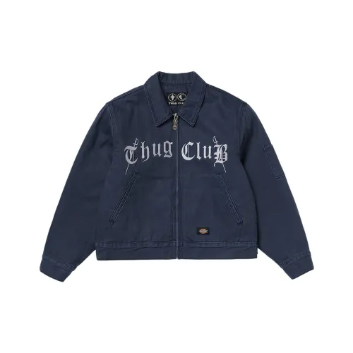 THUG CLUB Dickies Collaboration Синяя унисекс куртка