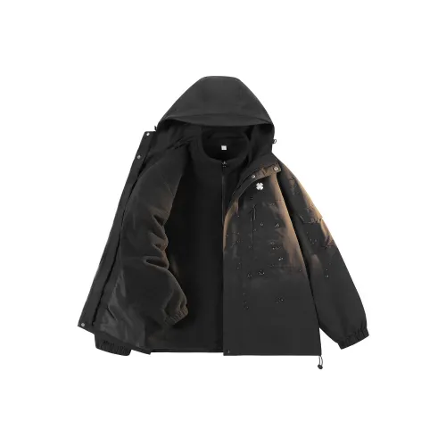 LUCKY BRAND Хлопковый пуховик унисекс