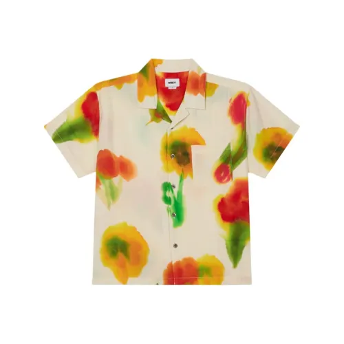 OBEY Кремовые Мужские Рубашки