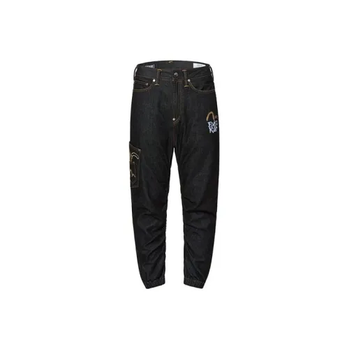 EVISU Джинсовый Синий Мужские Джинсы