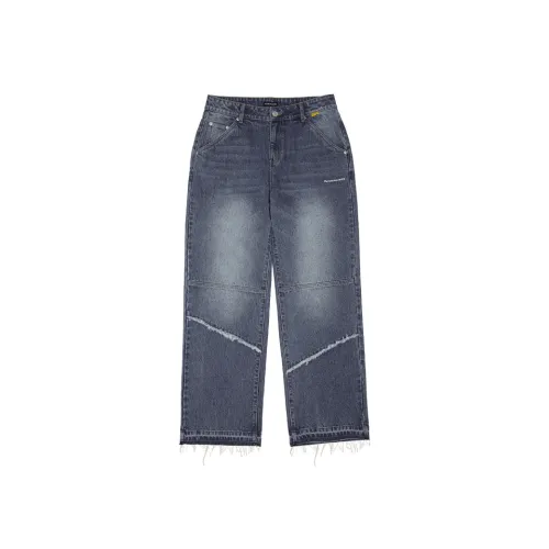 RANDOMEVENT SS24 Светло-синие унисекс джинсы