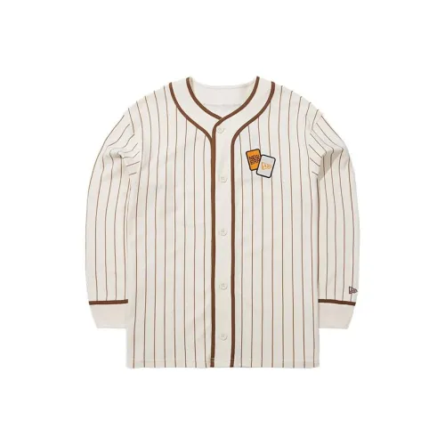 New Era Слоновая кость Унисекс Бейсбольные Джерси