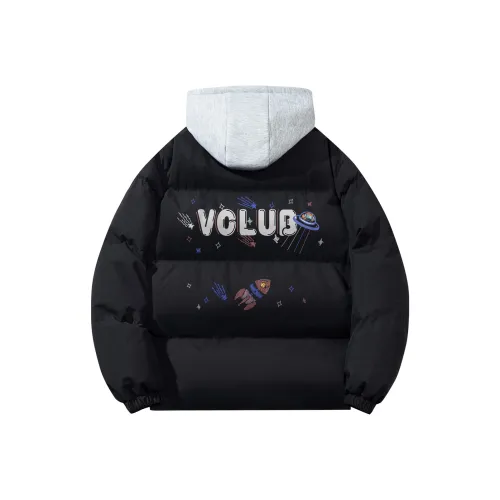 VniVerseVClub Хлопковый пуховик пальто унисекс