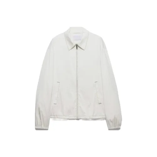 PRADA SS25 Куртки и Пальто Мужской Белый