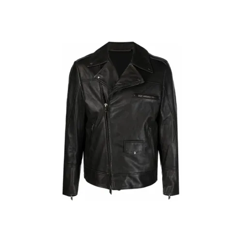 SALVATORE SANTORO Черные Мужские Куртки