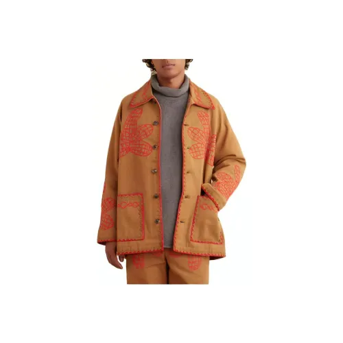 Bode Коричневый Мужской Куртки