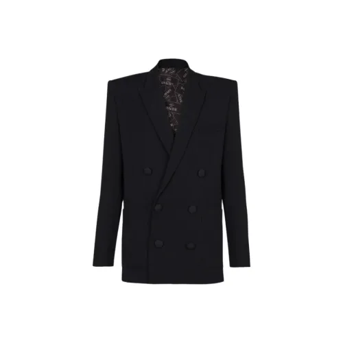 BALMAIN FW24 Бизнес-костюм Куртка Мужская Черная