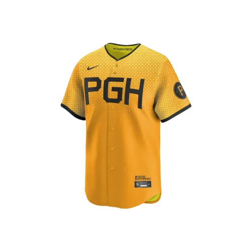 Nike x MLB Roberto Clemente Pittsburgh Pirates Городской Connect Бейсбольная куртка Унисекс Желтый