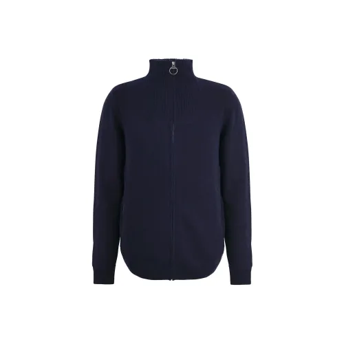 BARBOUR Nelson Essential Full Zip JUMPER Куртки Пальто Мужской Темно-синий