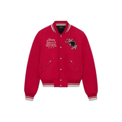 AMIRI Early Spring Collection SS25 Куртки и Пальто Мужской Team Red