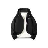 Черный (с флисовой подкладкой и утепленный)