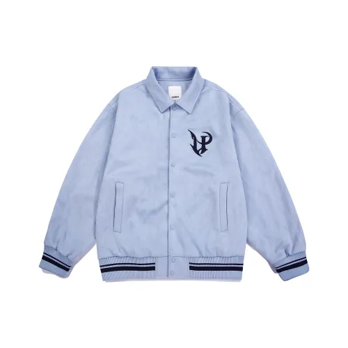 Guuka Бейсбольная куртка Мужская Светло-синяя