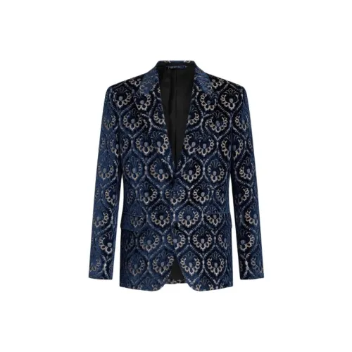 ETRO Мужские Синие Куртки