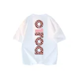 Белый (Розовый леопардовый принт)