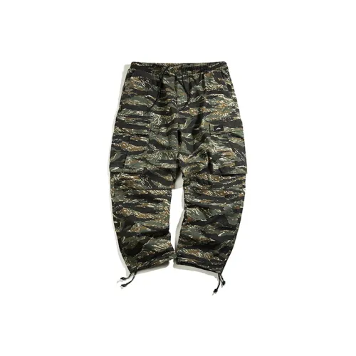 BDCT Штаны с манжетами Повседневные штаны Унисекс Камуфляж