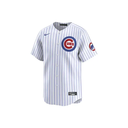 nike Dansby SWANSON Chicago Cubs Бейсбольная куртка Chicago Cubs Dan Jansen Размер 7 Мужской Синий Белый