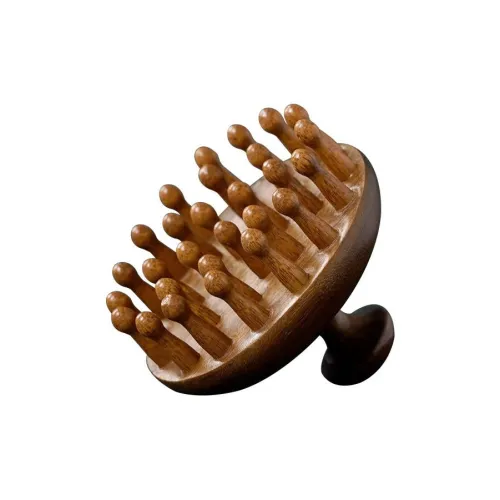 HENAN Golden Сандаловое дерево Деревянный гребень Голова гребень Meridian Comb