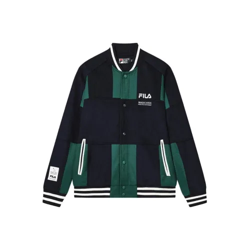 FILA Secret Зеркальный Синий Мужской Бейсбольный Джерси