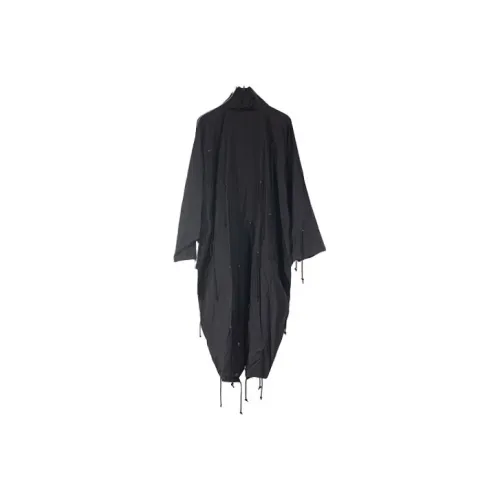 Yohji Yamamoto Черный Унисекс Тренч