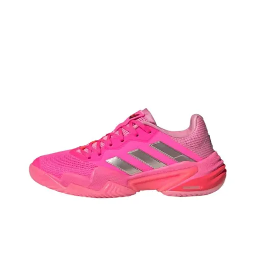 Adidas Barricade 13 Low Топ Теннисные Кроссовки Женские Ярко-Розовые