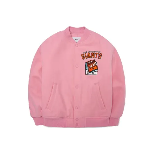 MLB San Francisco Giants Бейсбольная куртка Унисекс Розовый