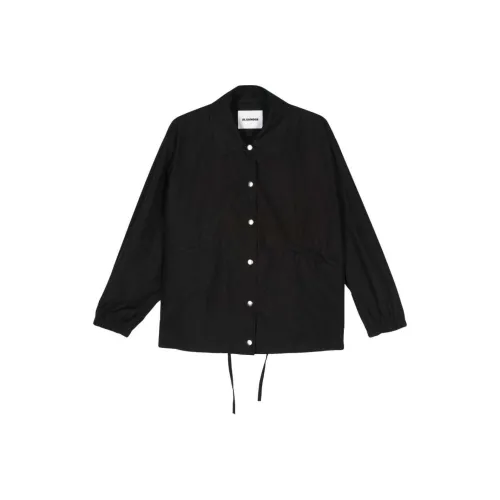 JIL SANDER Мужские черные куртки