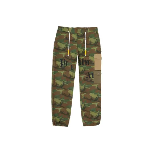 Palm Angels Army Green Мужские Карго Брюки