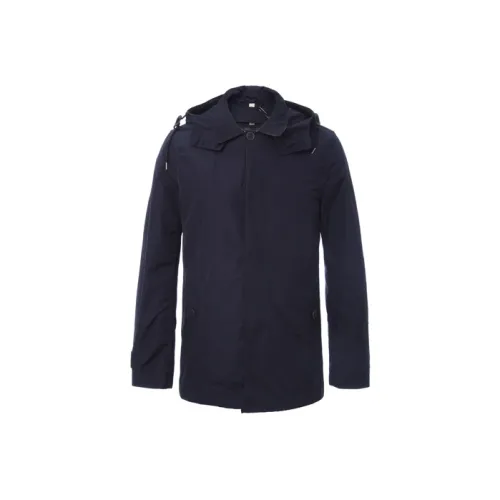 Burberry Тренчкот Мужской Темно-синий