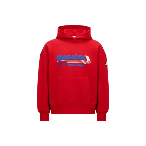 MONCLER GENIUS Palm Angles Collaboration Collection Красный Унисекс Свитшоты