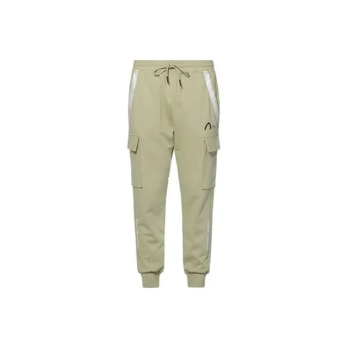 EVISU SS20 Штаны с манжетами Повседневные брюки Мужские Хаки