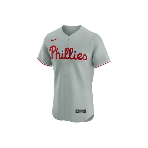 Nike x MLB Коллаборация Dri Fit ADV Philadelphia Phillies Бейсбольная куртка Мужская Серый
