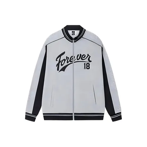 361° Life Collection Бейсбольная куртка Мужская Светлый Tile Фотиния Серый Супер Черный