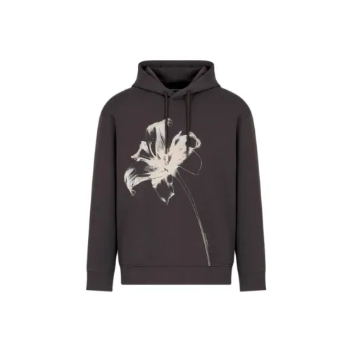 EMPORIO ARMANI SS25 Толстовка Мужской Черный