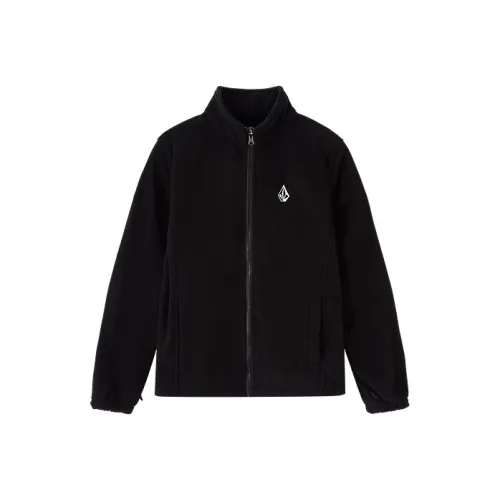 VOLCOM Бархат Feel Пальто Унисекс Черный