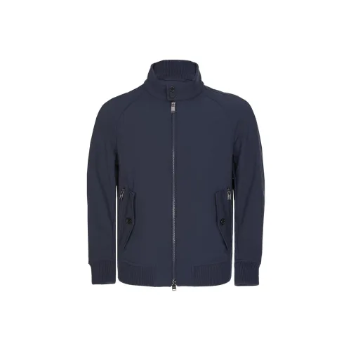 Hugo Boss FW23 Куртки и Пальто Унисекс Морской Синий