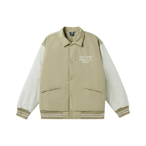 New Balance совместный бренд Бейсбольная куртка Мужская Хаки