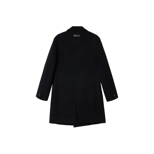 JACK&JONES Черное пальто S03 для мужчин