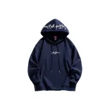 Темно-синий [Белый фирменный] с флисовой подкладкой