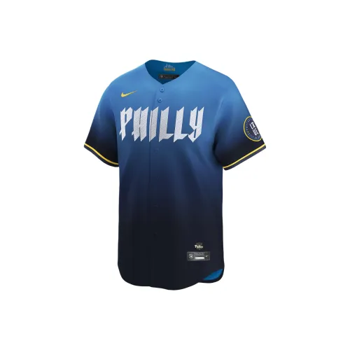 Nike Dri FIT ADV MLB Ограниченный Jersey Бейсбольная куртка Мужская Светло-синяя