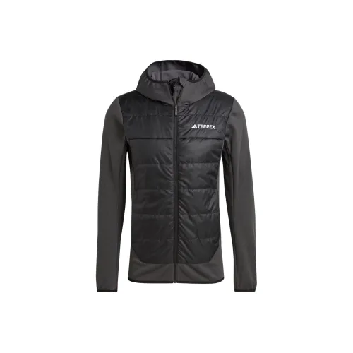 adidas Terrex MULTI Hybrid Insulated С капюшоном Куртка Куртки Пальто Мужской Черный