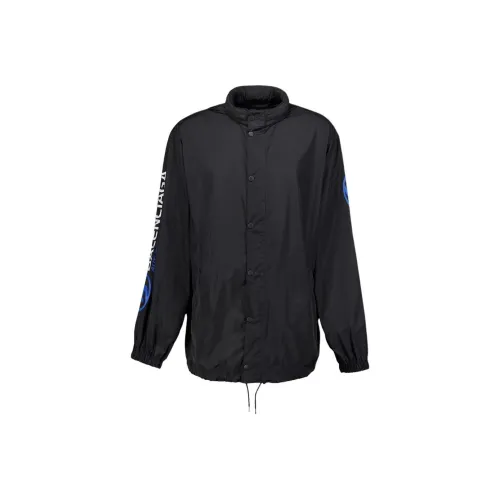 Balenciaga SS24 Куртки Пальто Стандартный крой Мужской Черный