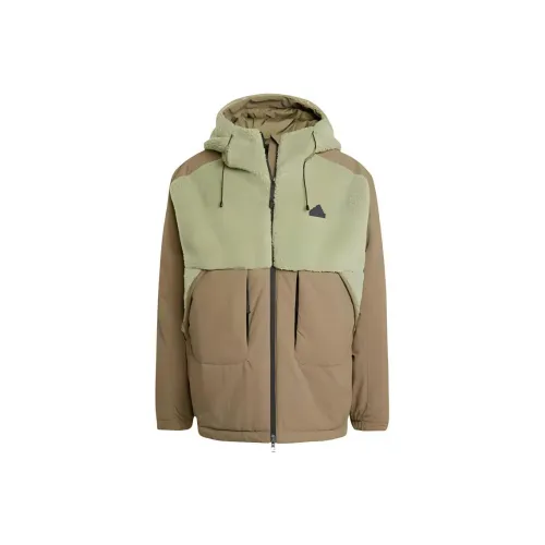 Adidas Куртки и Пальто Мужские Зеленый Оливковый