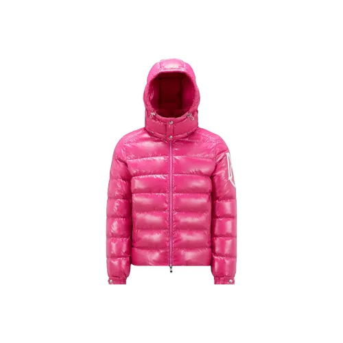 Moncler FW23 Пуховик Мужской Ярко-Розовый