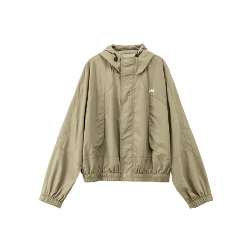 NO ONE ELSE Куртки Пальто Унисекс Горчично-зеленый