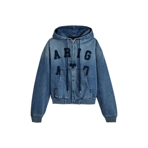 Axel Arigato FW23 Venice Denim Bomber Jacket Куртки и Пальто Мужской Синий