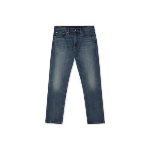 Levis Выстиранные синие мужские джинсы