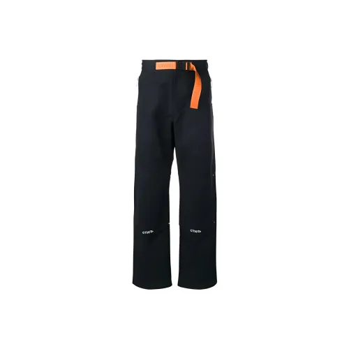HERON PRESTON Мужские карго-брюки черного цвета
