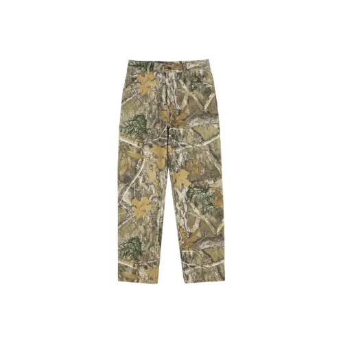 AMONSTER Прямой крой Повседневные штаны Унисекс Камуфляж